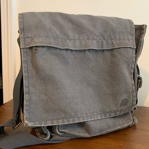 Crossbody shoulder canvas  laptop bag